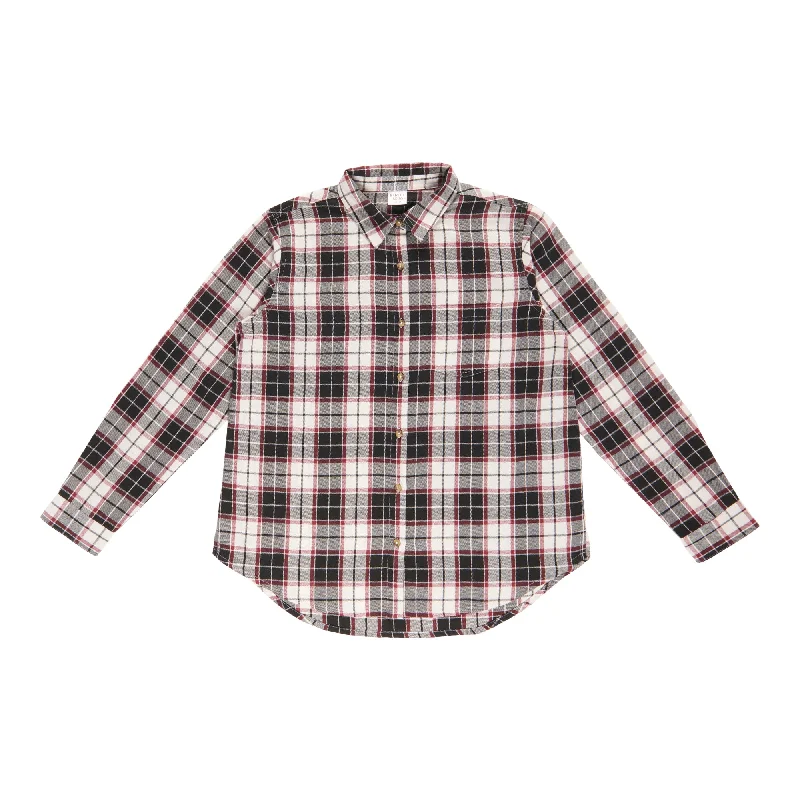 Women's Collared Flannel Shirt