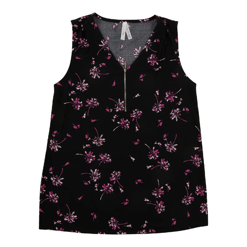 Women's Printed Zip Front Camisole