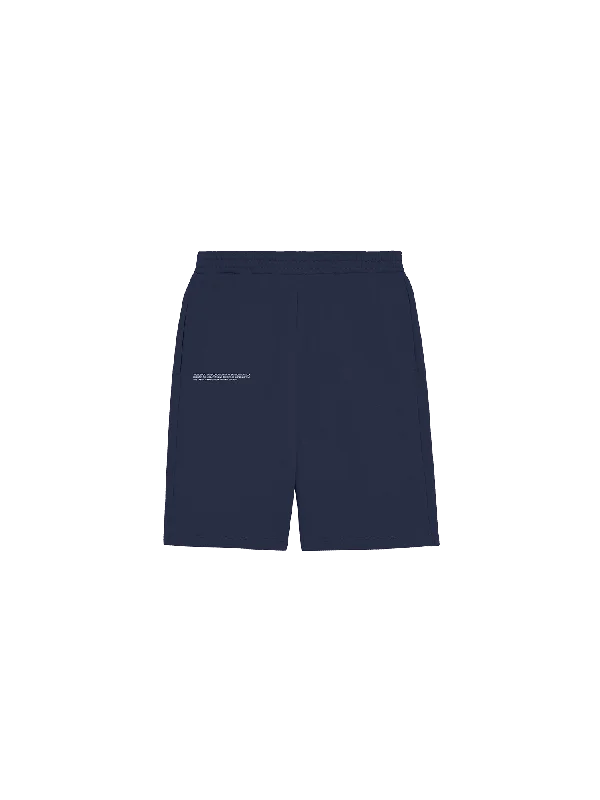 365 Midweight Long Shorts—navy blue