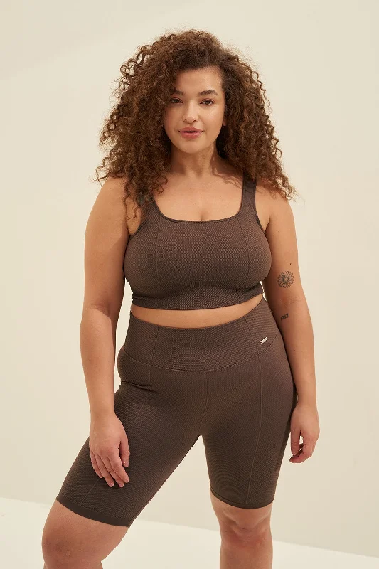 Luxe Seamless Biker Short - Macchiato