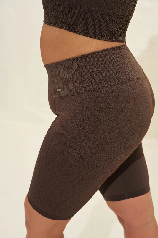 Luxe Seamless Biker Short - Macchiato