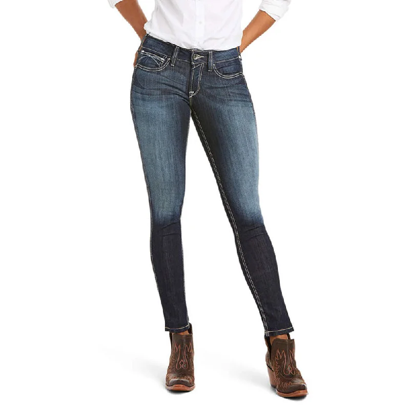 Ariat Ladies Real Mid Rise Skinny Jeans