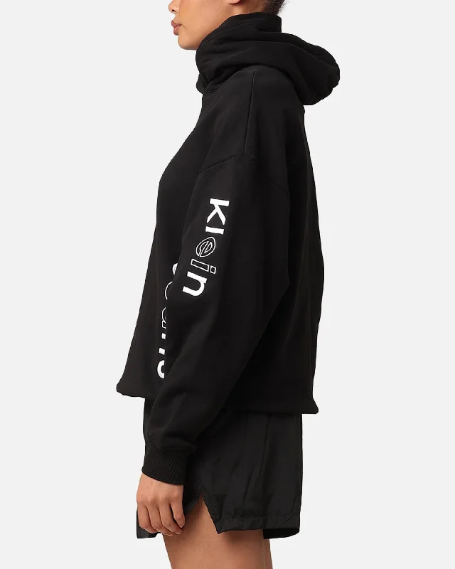 Calvin Klein Women's Multi Placement Logo Hoodie Black