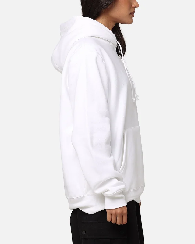 Champion Reverse Weave Small C Hoodie White