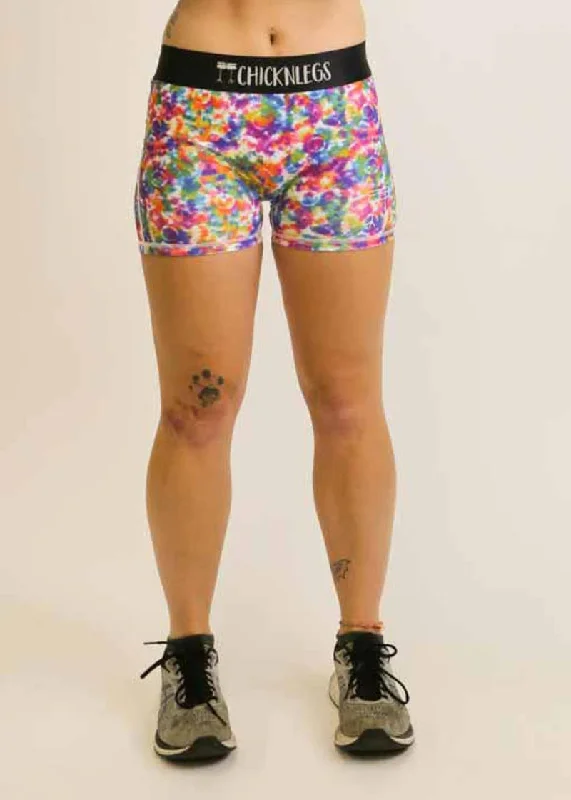 Women's Tie-Dye 3"" Compression Shorts