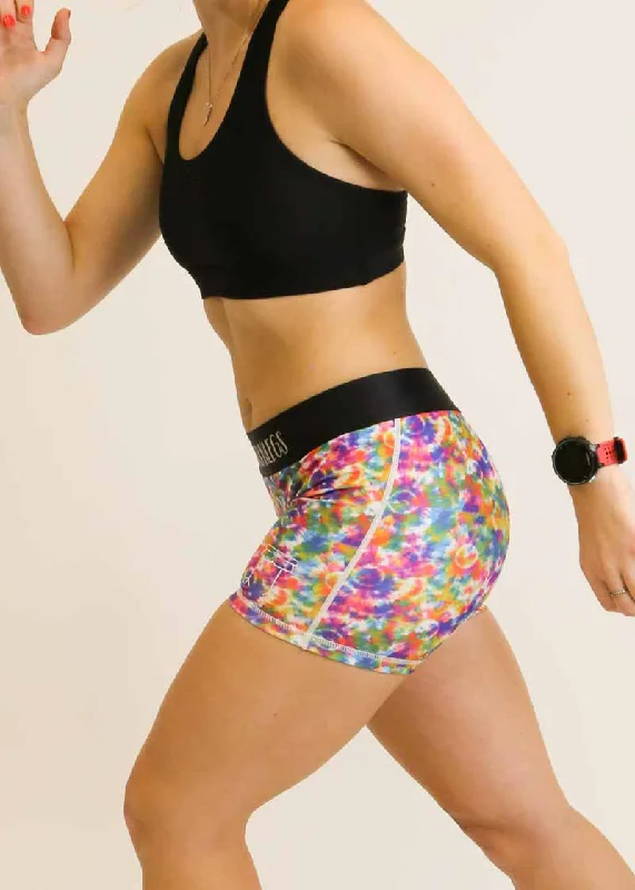 Women's Tie-Dye 3"" Compression Shorts