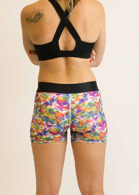 Women's Tie-Dye 3"" Compression Shorts