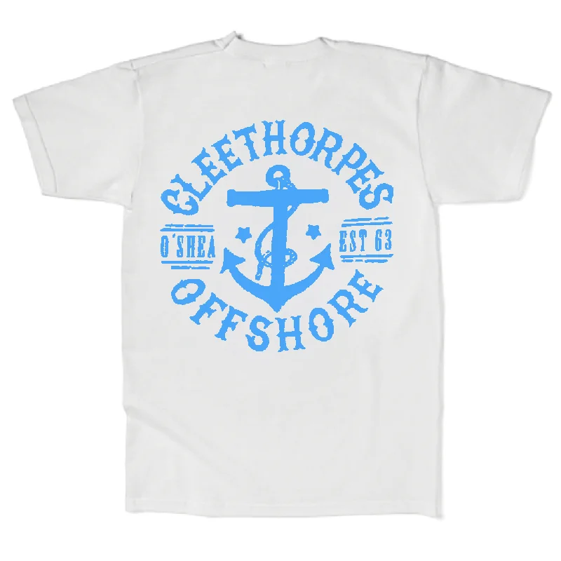 CLEETHORPES ANCHOR WHITE T-SHIRT