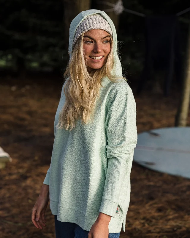 Clove Organic Cotton Textured Hoodie - Surf Spray