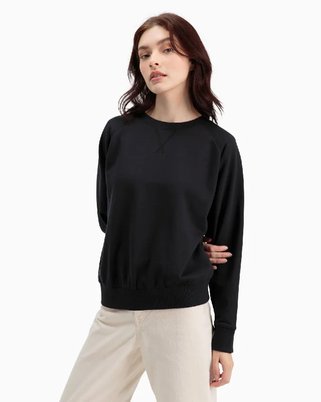 Crewneck Fleece Sweatshirt (Black)