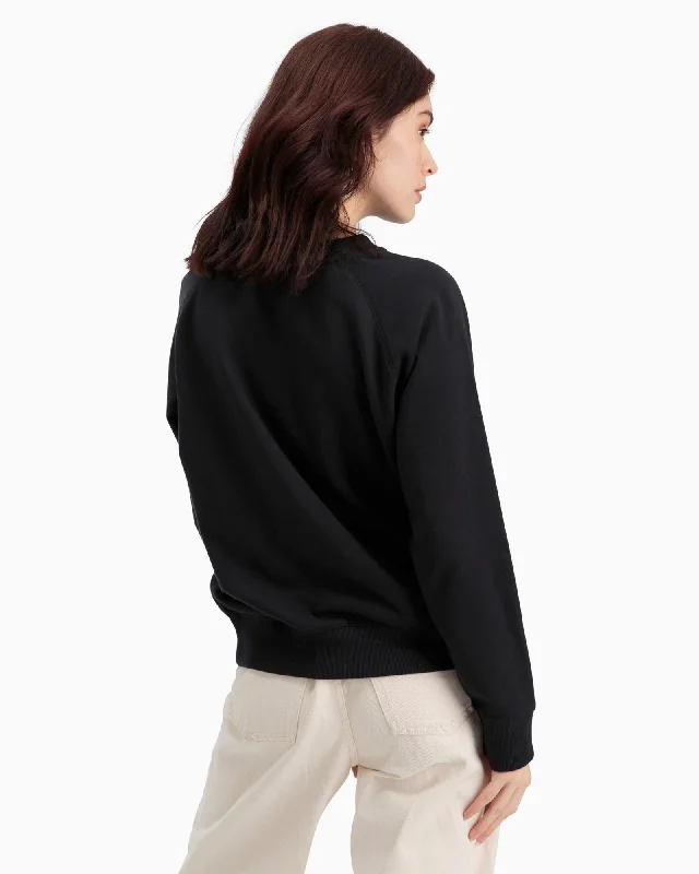 Crewneck Fleece Sweatshirt (Black)