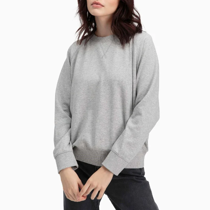 Crewneck Fleece Sweatshirt (Heather Grey)