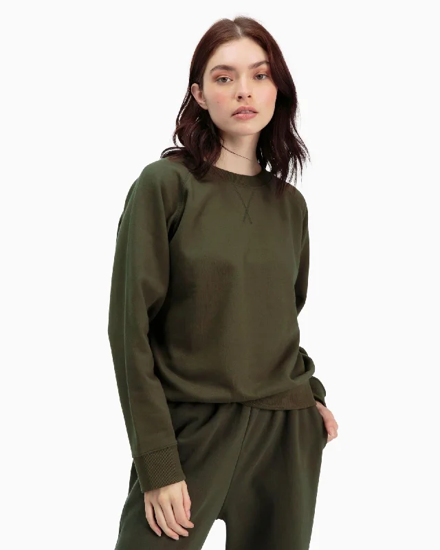 Crewneck Fleece Sweatshirt (Ivy)