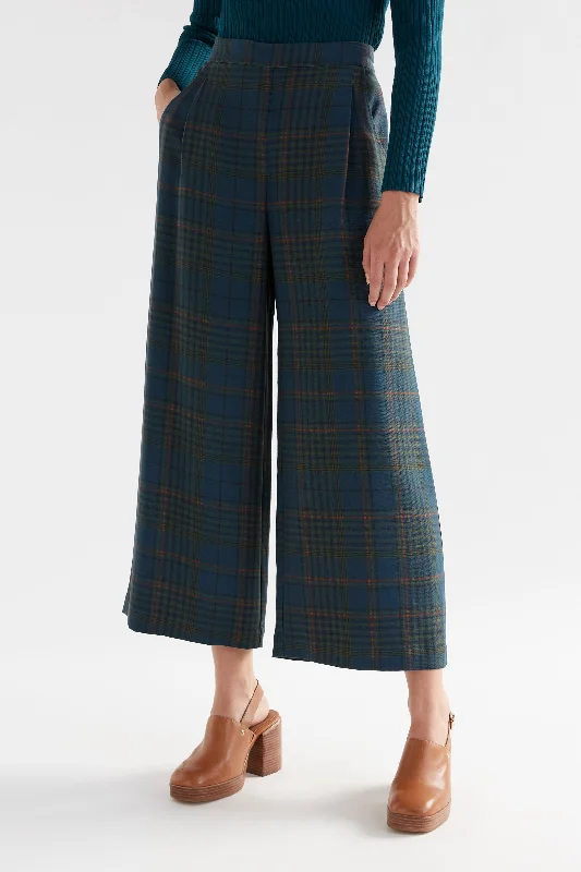 Elk Seine Pant - Teal Plaid