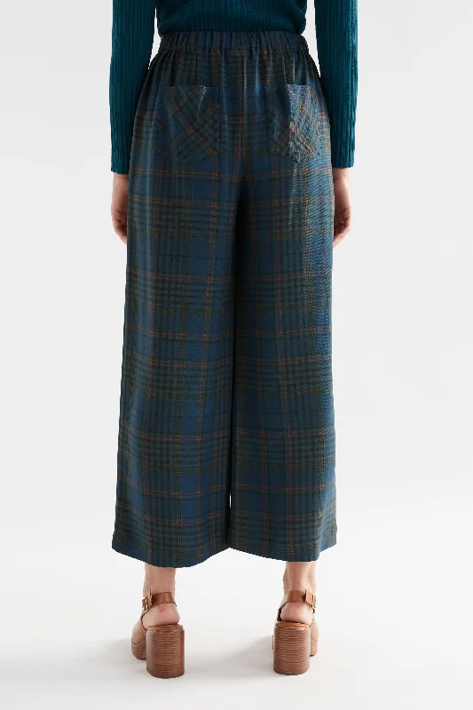 Elk Seine Pant - Teal Plaid