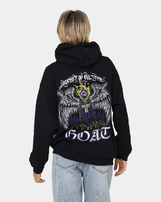 Goat Crew King Skeleton Hoodie Black