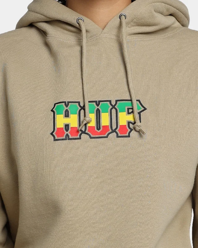 HUF Righteous Pullover Hoodie Tan