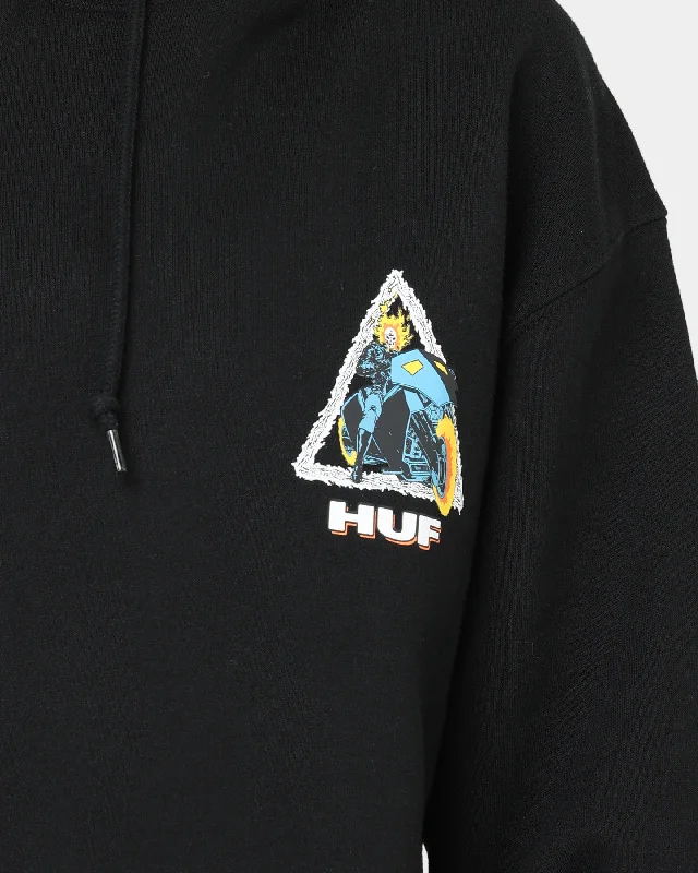 HUF X Marvel Ghost Rider TT Hoodie Black