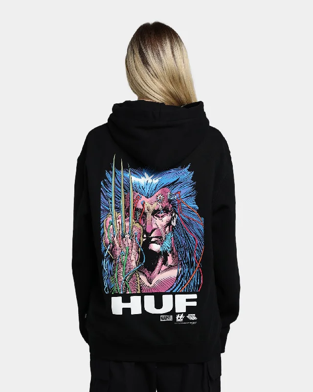 HUF X Marvel Weapon X Hoodie Black