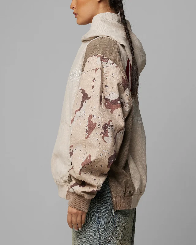 Loiter Splinter Hoodie Desert Camo