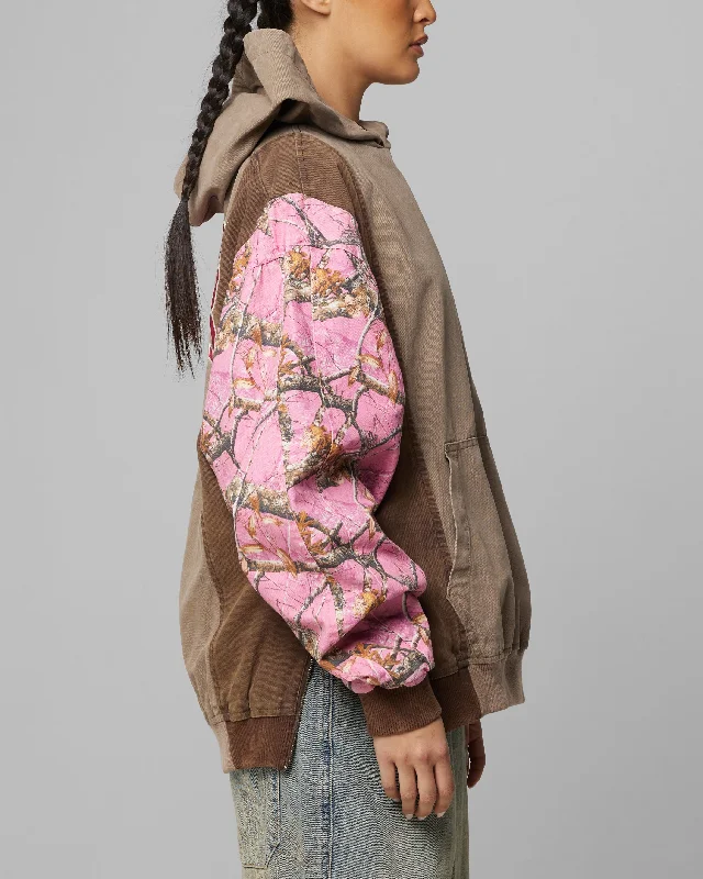 Loiter Splinter Hoodie Pink Camo