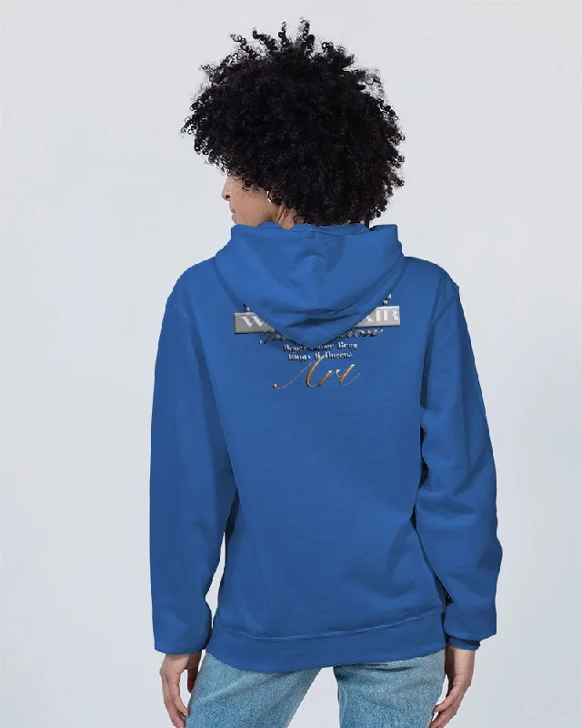 Promoting black women with silver grey hair Unisex Hoodie | Champion