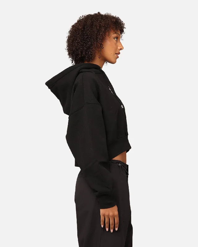 Stüssy Women's Pair Of Dice Cropped Hoodie Black