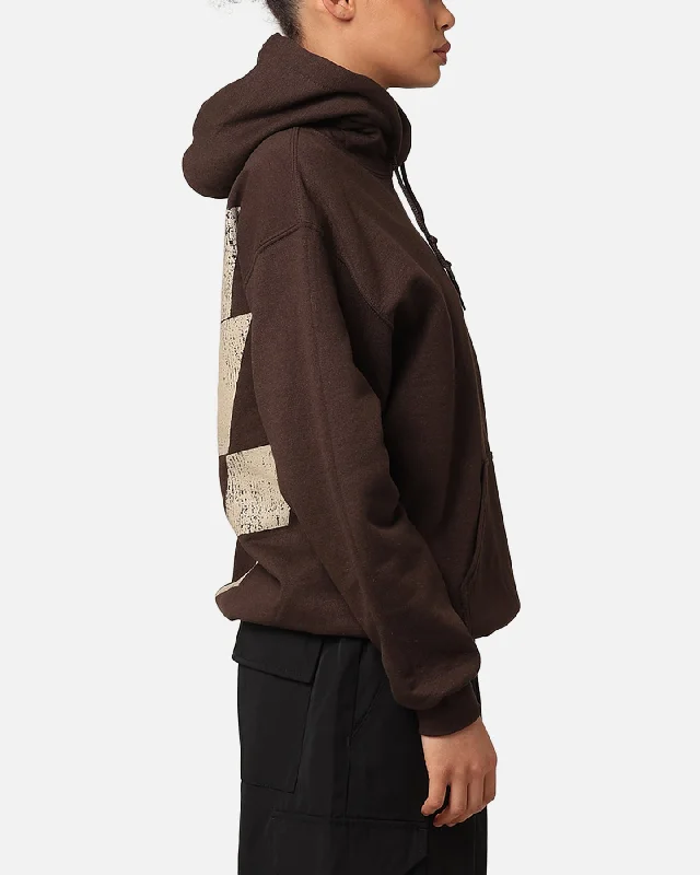 The Anti Order Smash Repair Hoodie Chocolate Brown