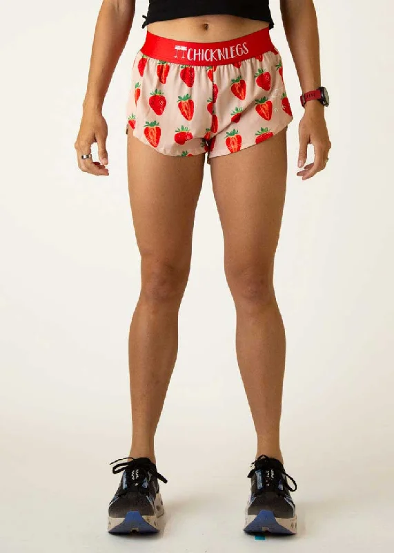 Women's Strawberry Szn 1.5"" Split Shorts