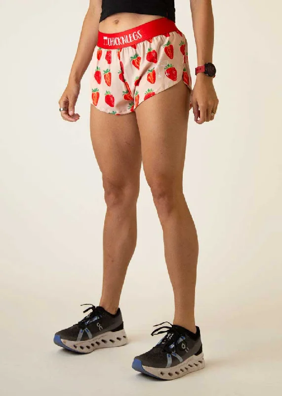 Women's Strawberry Szn 1.5"" Split Shorts