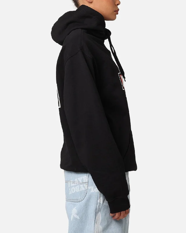 X-Large Slanted Hoodie Pigment Black