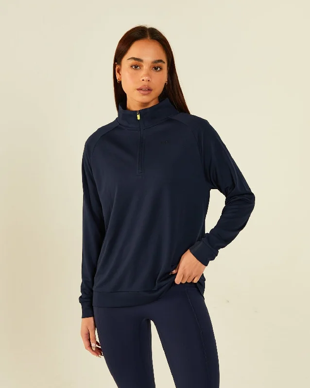 Jules Half Zip Blue Navy