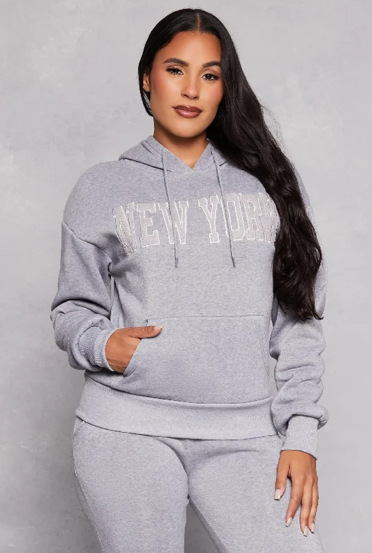 Fleece New York Pullover Hoodie